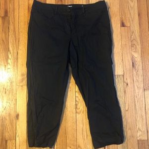 LOFT Outlet Black Original Crop